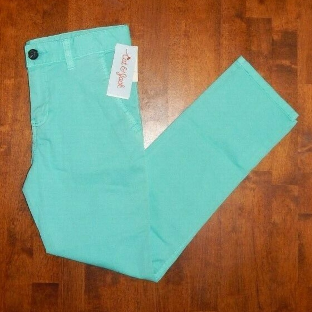 Cat & Jack Skinny Jeans Flat Front Adj Waist